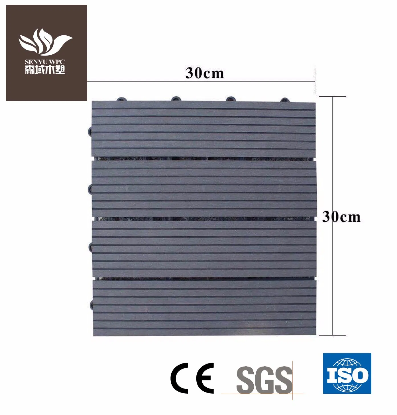 Террасная доска WPC для пола на балконе и улице