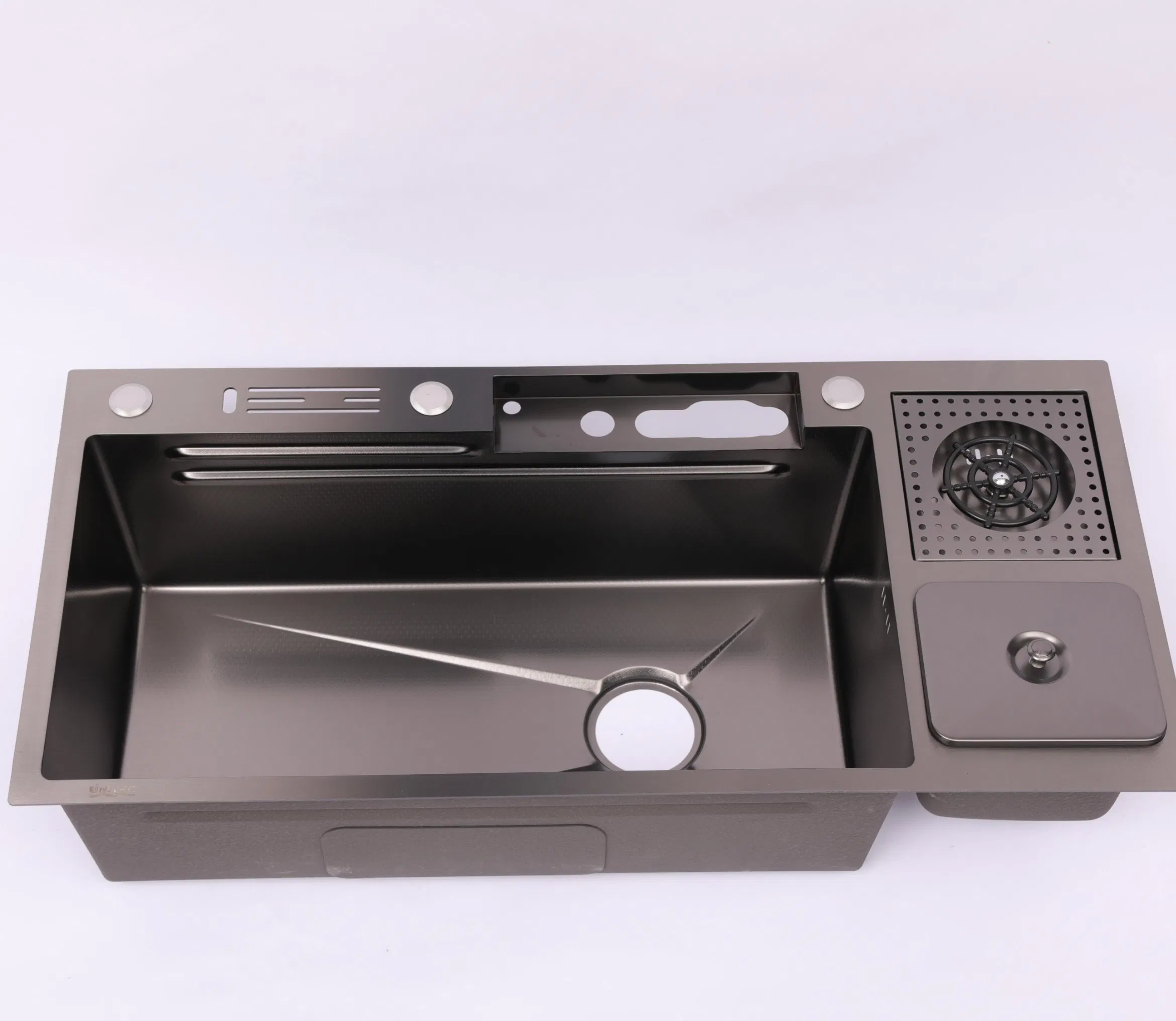 Double Groove Stainless Steel Faucet with Customizable Accessory Sizes for Kitchen, Restaurant, and Farm Use