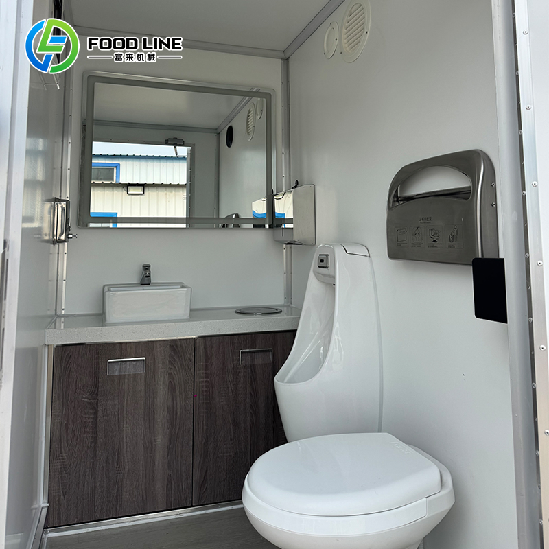 Trailer-Mounted Pollution-Free Portable Toilet