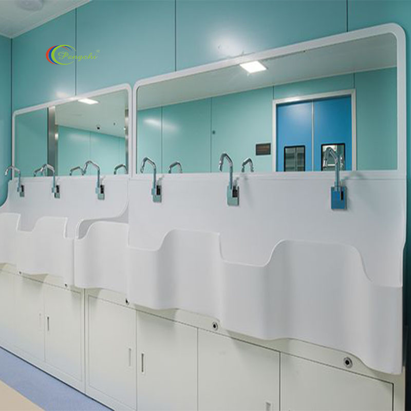 Brushed Stainless Steel Operating Room Medical Handwashing Sink