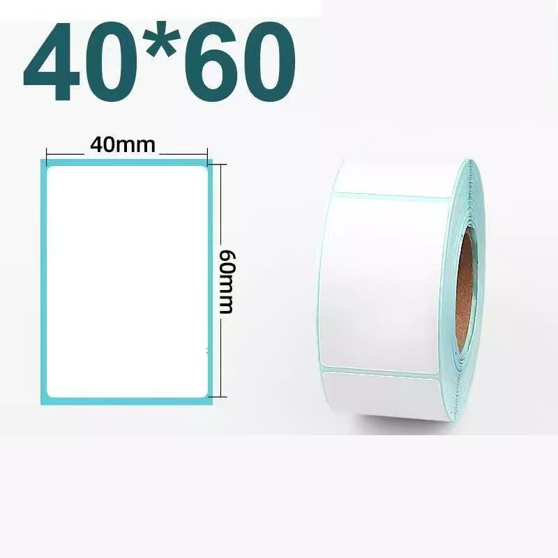 High Quality Customizable White Self-Adhesive Label Paper Roll for Supermarket