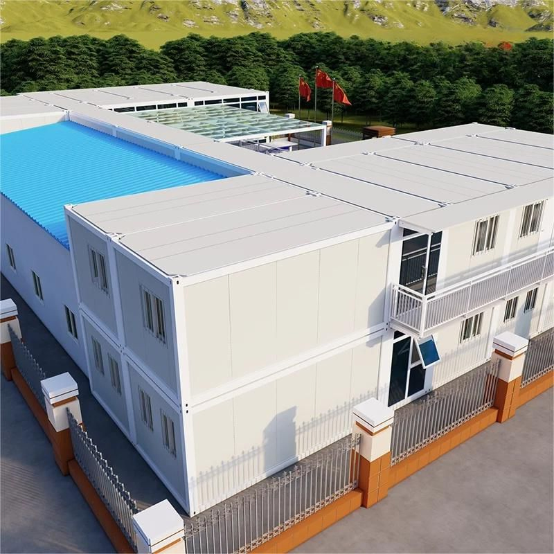 Temporary Container Offices Modular Home Tiny House Container Home Prefab Prefabricated House ODM as Dormitory
