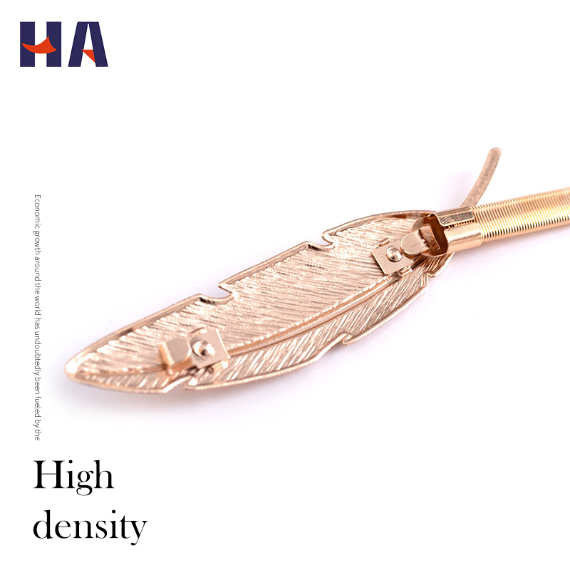 Hot Selling Feather Shape Clip Curtain Hooks Accessories Curtains Holders Tieback Buckle Home Decor Curtain Ties Back Tiebacks