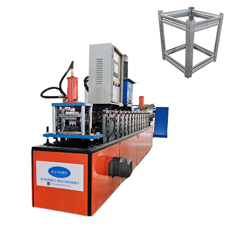 Shelve Logistics Rack Storage Column Cold Roll Forming Machine Metal Sheet Upright Cold Roll Forming Machine