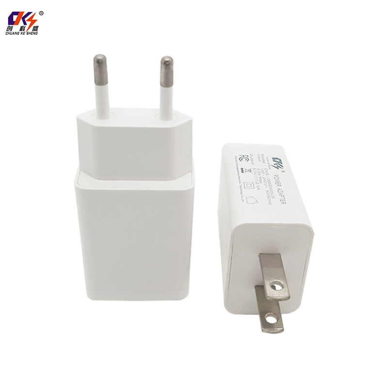 Портативное зарядное устройство 10W 5V 2A с EU/US вилкой