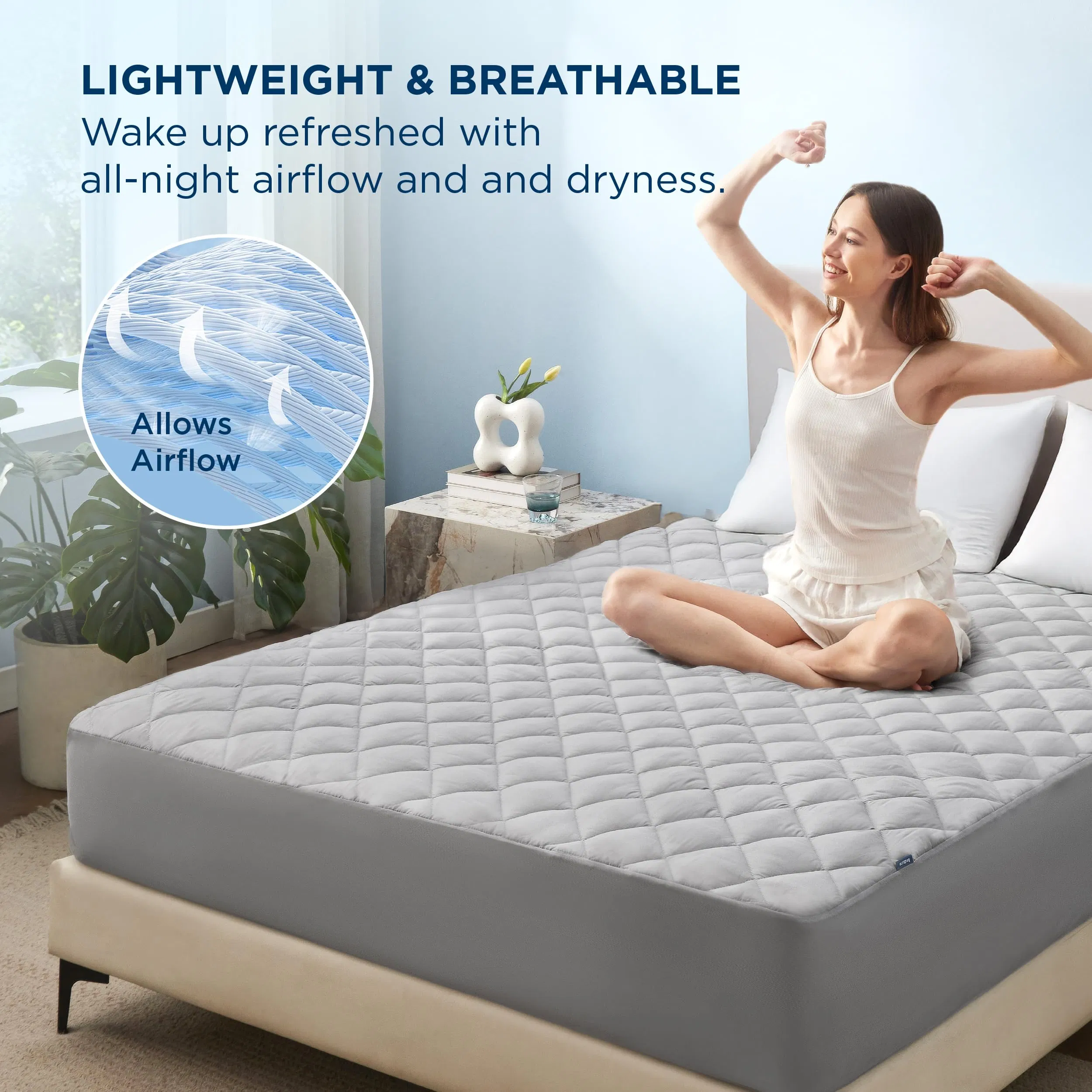 Cheap Price Soft Microfiber Cotton Thicken Waterproof Mattress Cover Bed Mattress Protector