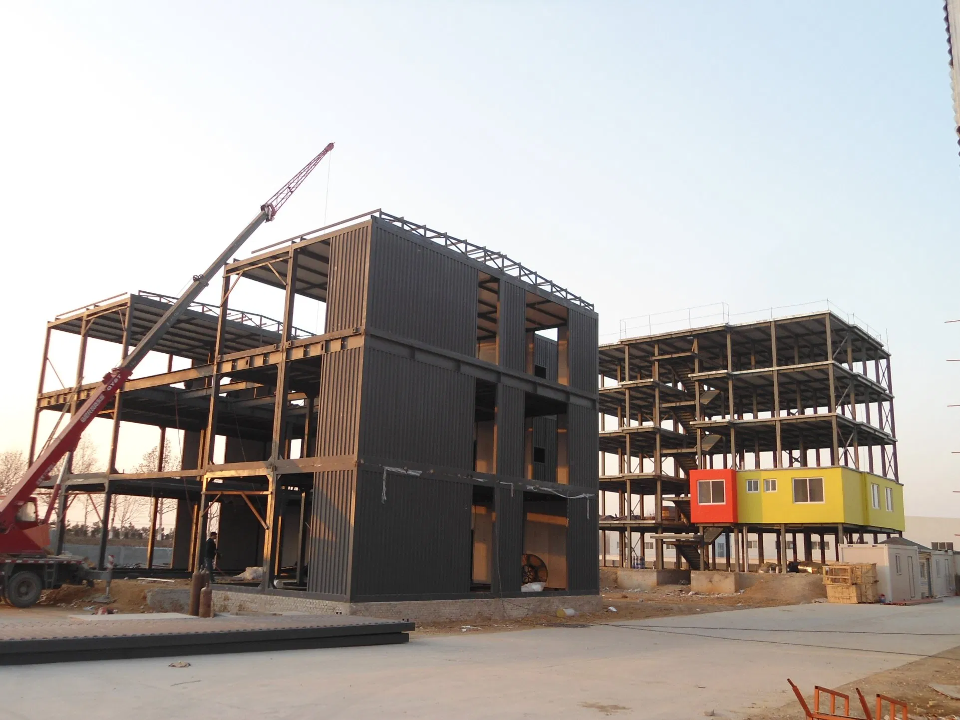 Multi-Storey Prefabricated Steel Structre Modular Building Apartment