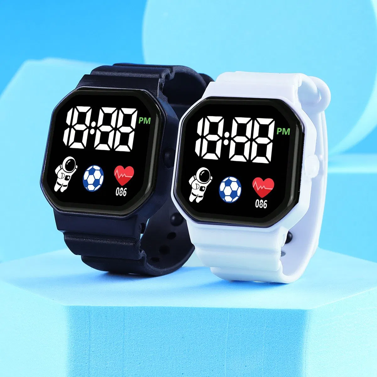 Couple's Gift Watch Set Cartoon Child Football