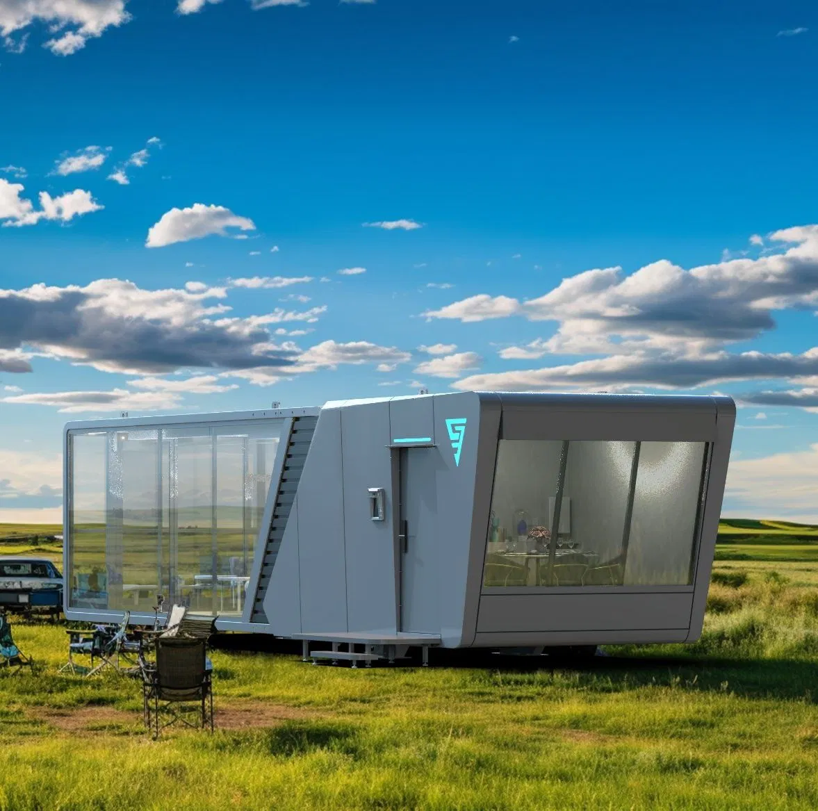 Prefab House Luxury Villa Prefabricated Building Space Capsule