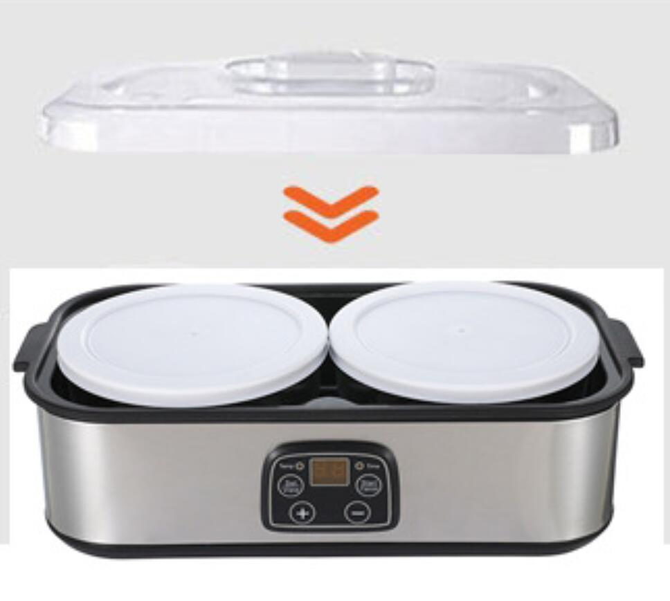 Two Cups Yogurt Maker Jam Ice Cream Machine, Pudding Breakfast Machine