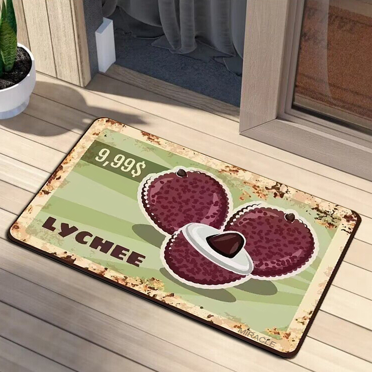 Custom Print PVC Kitchen Floor Mats Waterproof Non Slip Carpet PVC Rubber Mat