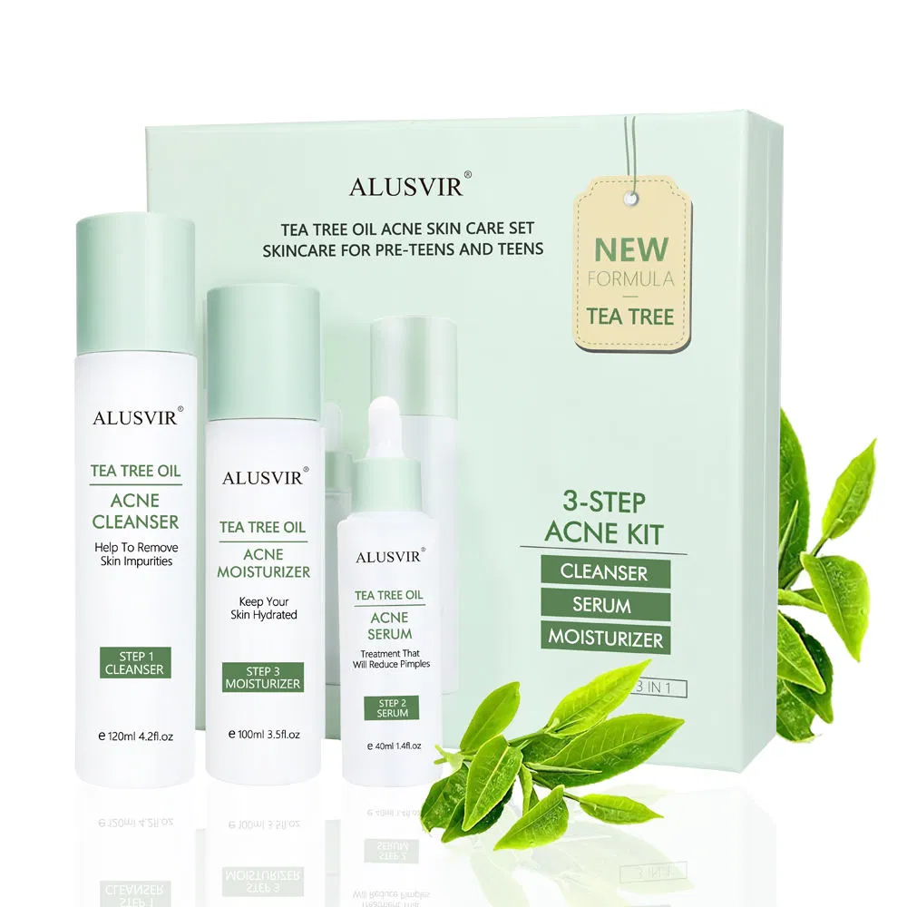 Natural Organic Tea Tree Moisturising Skincare Set for Children's Acne