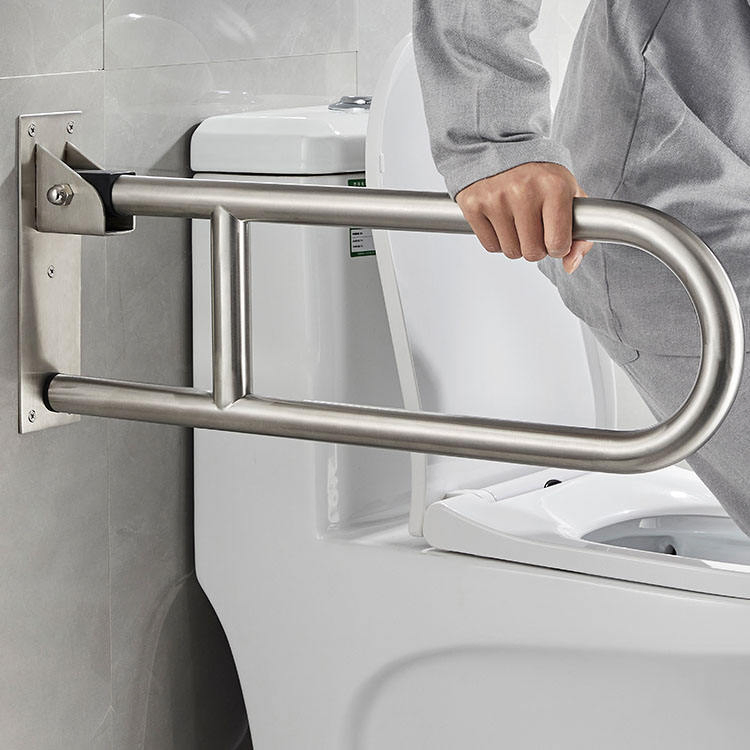 Складной туалетный поручень для инвалидов 304 нерж. сталь