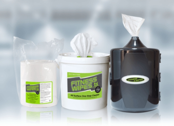 Cleaning Disposable Towel 800 1000 1200 Count Free Sample 100% Biodegradable Fitness Wipes Recyclable Gym Equipment Mega Roll Wet Wipe with Refill