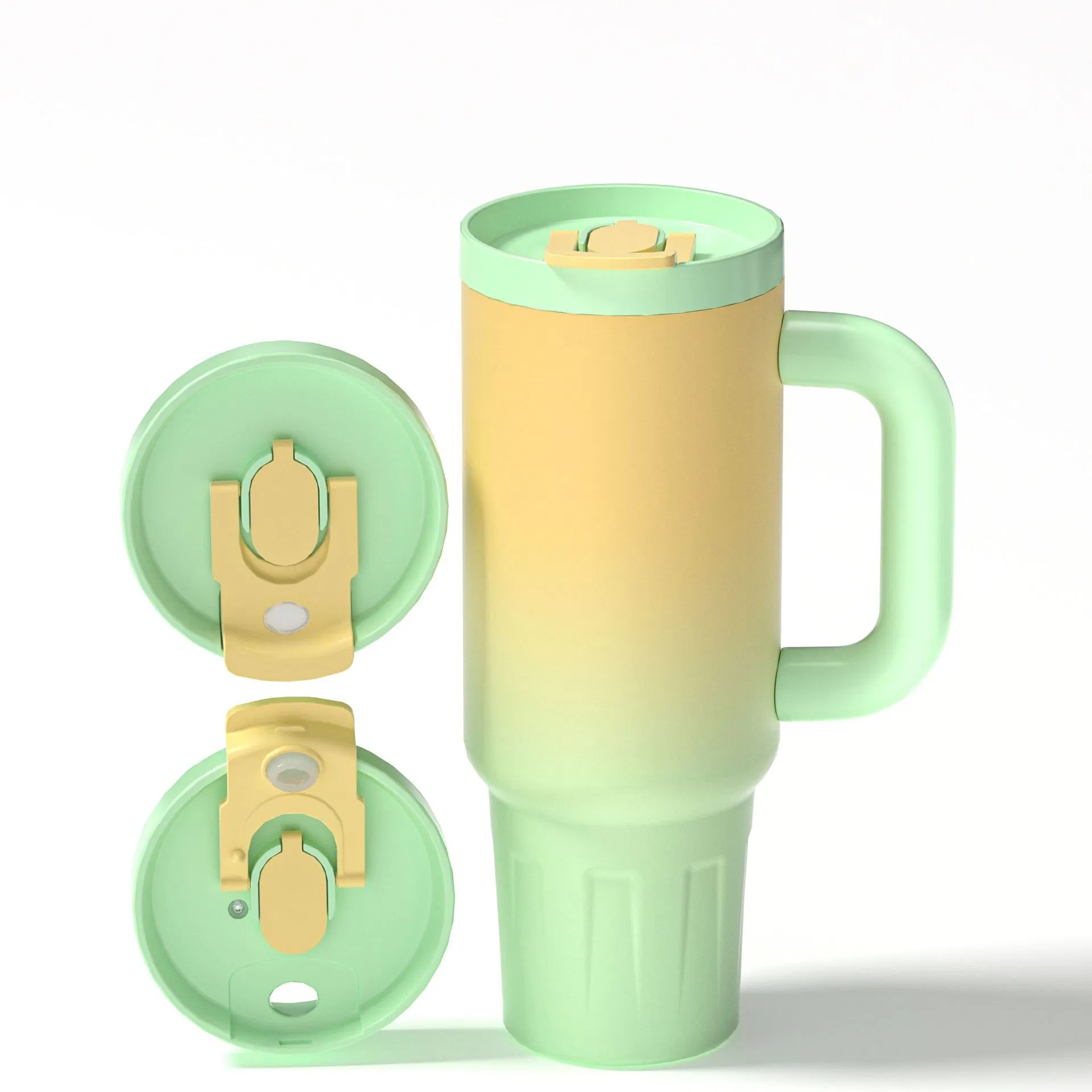 Double Wall Stainless Steel Vacuum Thermo with Handle Insulated 40oz Tumbler Cup