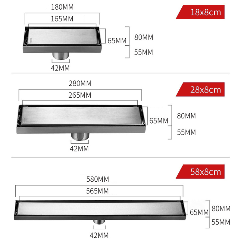 Дренаж для ванной из нержавеющей стали