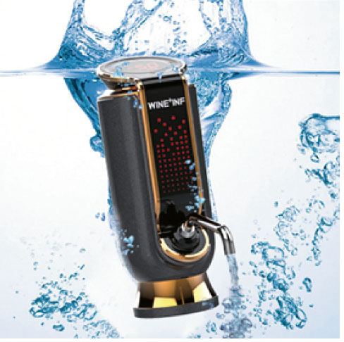 Portable Automatic Bottle Breather Tap Machine Silica Gel Electric Wine Aerator Dispenser