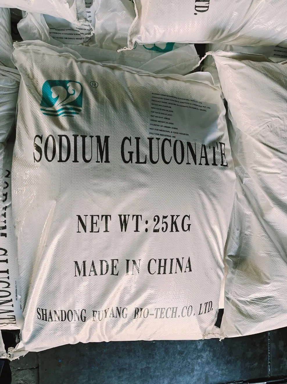Fuyang Sodium Gluconate Powder for Construction Chemicals