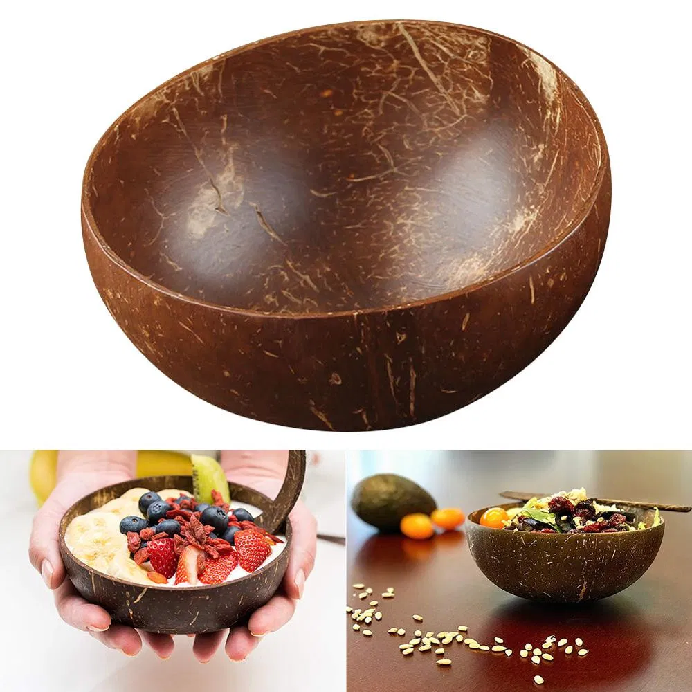 Party Cutlery Cheap Wholesale Hand Carved Coir Bowls