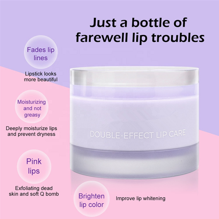 Custom Lavender Moisturizing Repair Lip Balm and Exfoliating Lip Mask