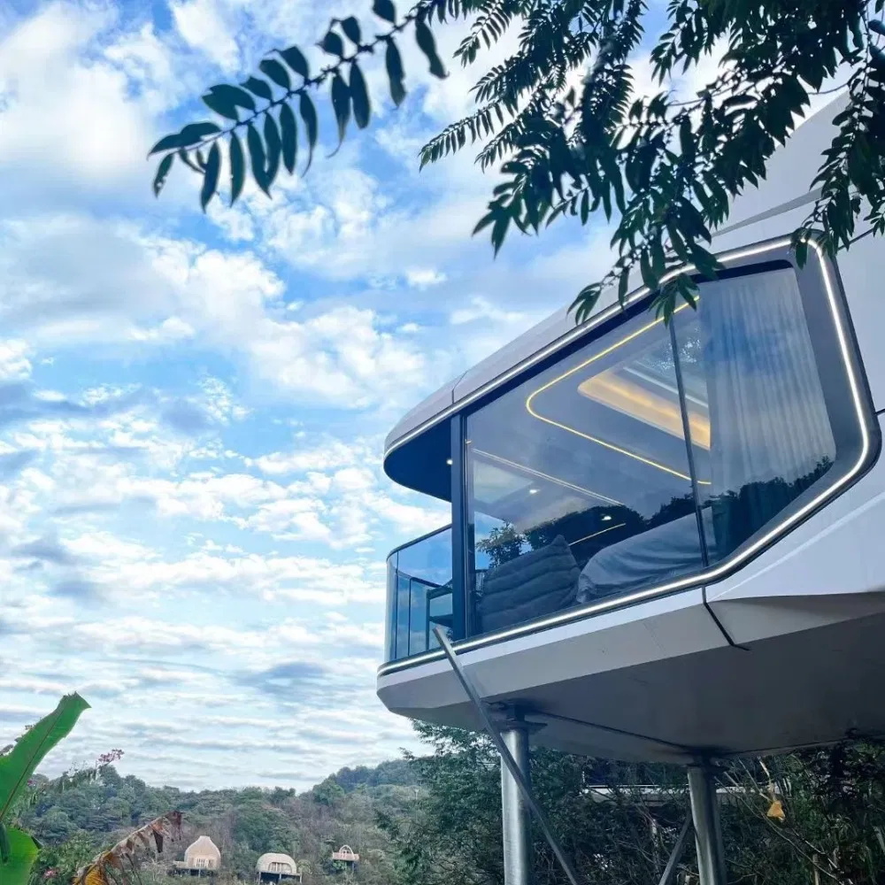 Outdoor Popular Mobile Prefab House Tiny House Capsule Cabin Office Pod Apple Cabin