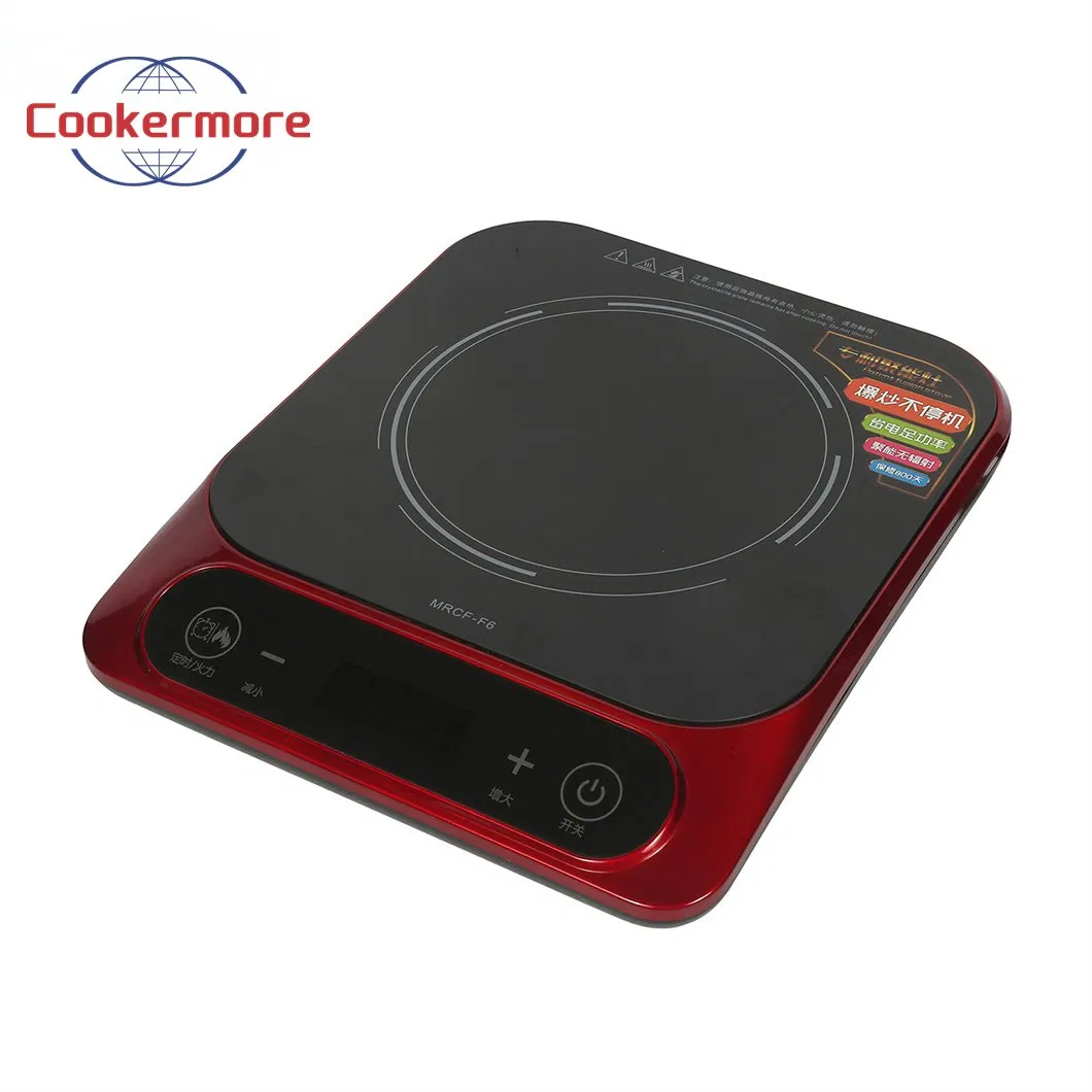 Tempered Glass Single Burner Low Energy Consumption High Efficiency Induction Cooker