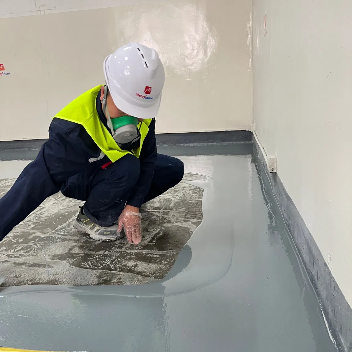 Dusr-Free Liquid Sealer Cured Floor Paint for Supermarket