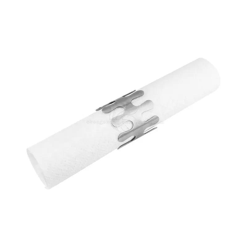 Wholesale Hotel Dining Design Stainless Steel Napkin Rings Elegant Napkin Rings Custom Wedding Party Metal Napkin Ring