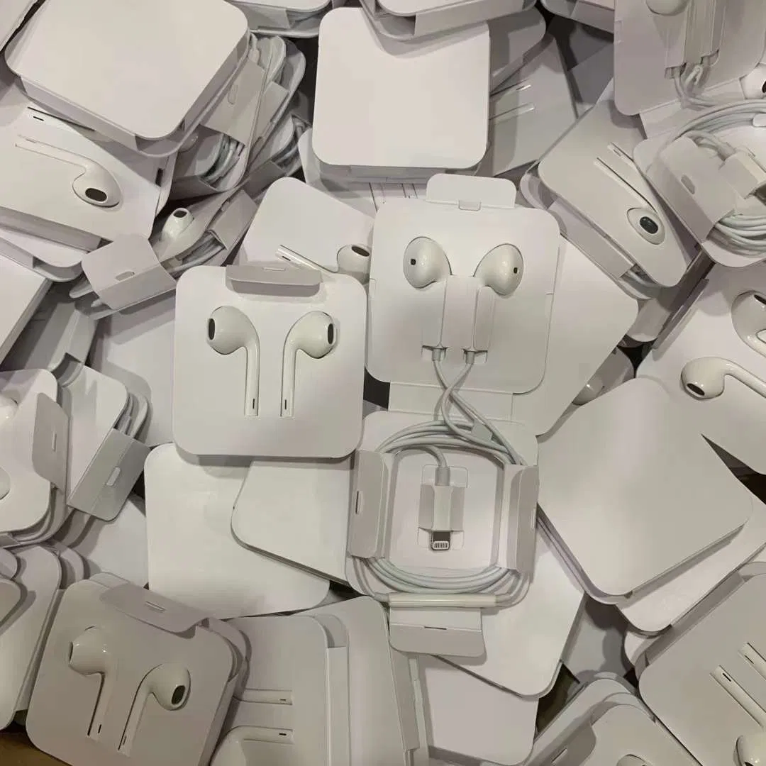 Wholesale Lightning Earpod for iPhone in-Ear Wired Control Hand Free Headset Original C100 Earphone For11/12/13/14