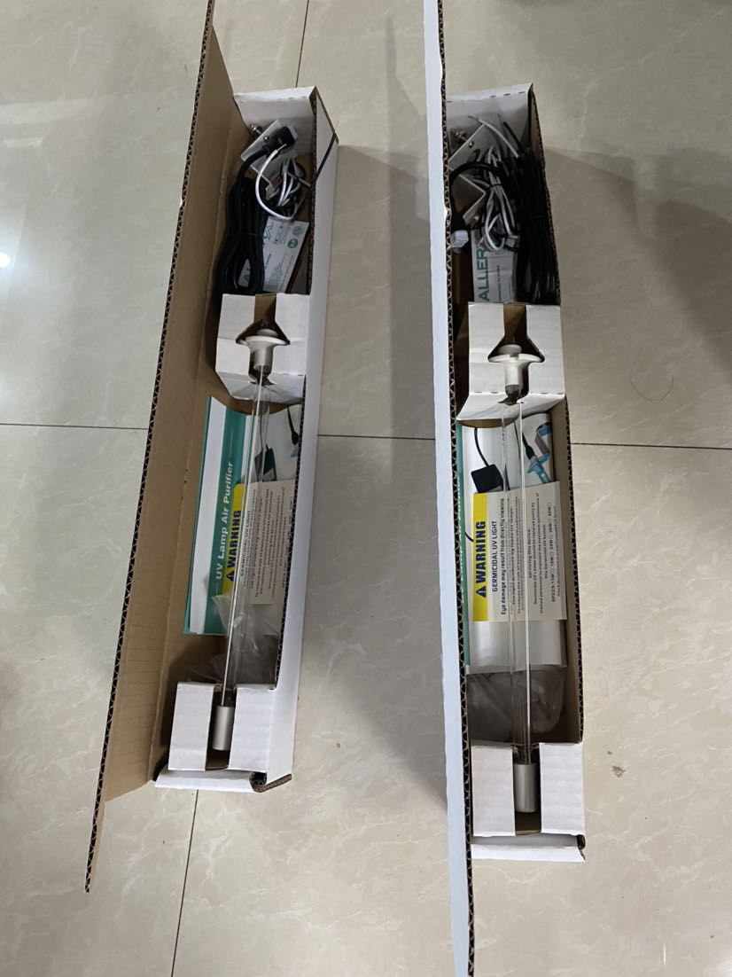 Z Mount UV Cleanser with Magnet 14" 110V Indoor Air Dust HAVC Lights Germicidal Ultraviolet Air Purifier UV Lights