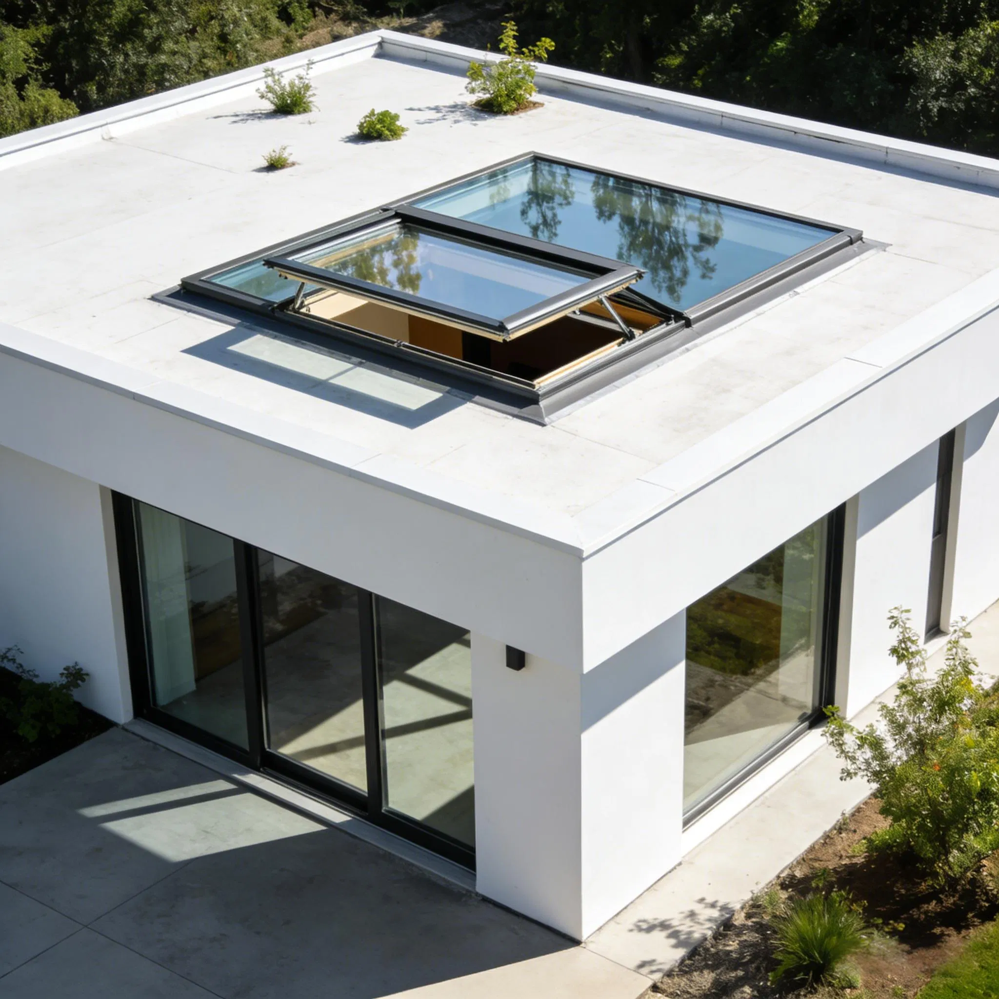 Skylight with 6063-T5 Alloy Anodized Surface and 2 0mm Thickness