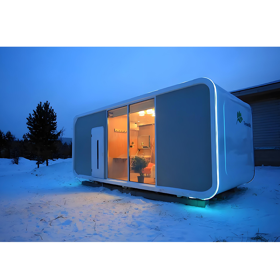Temperature Control Sunshine House Sandwich Panels Protection New Mobile Glass Houses