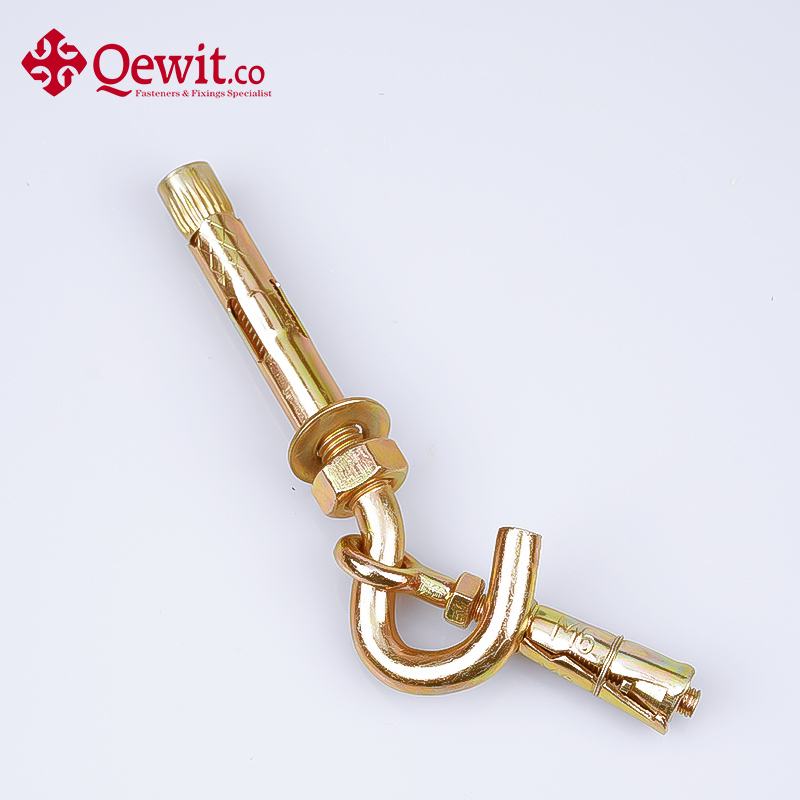 Анкерный болт с кольцом и крюком Premium