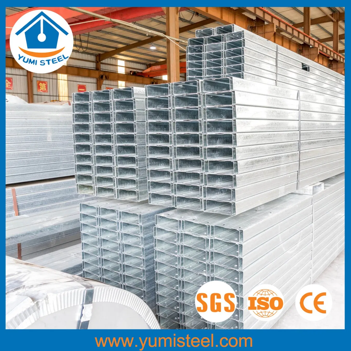 Hot-Sales Galvanized C Purlins for Steel Frame House