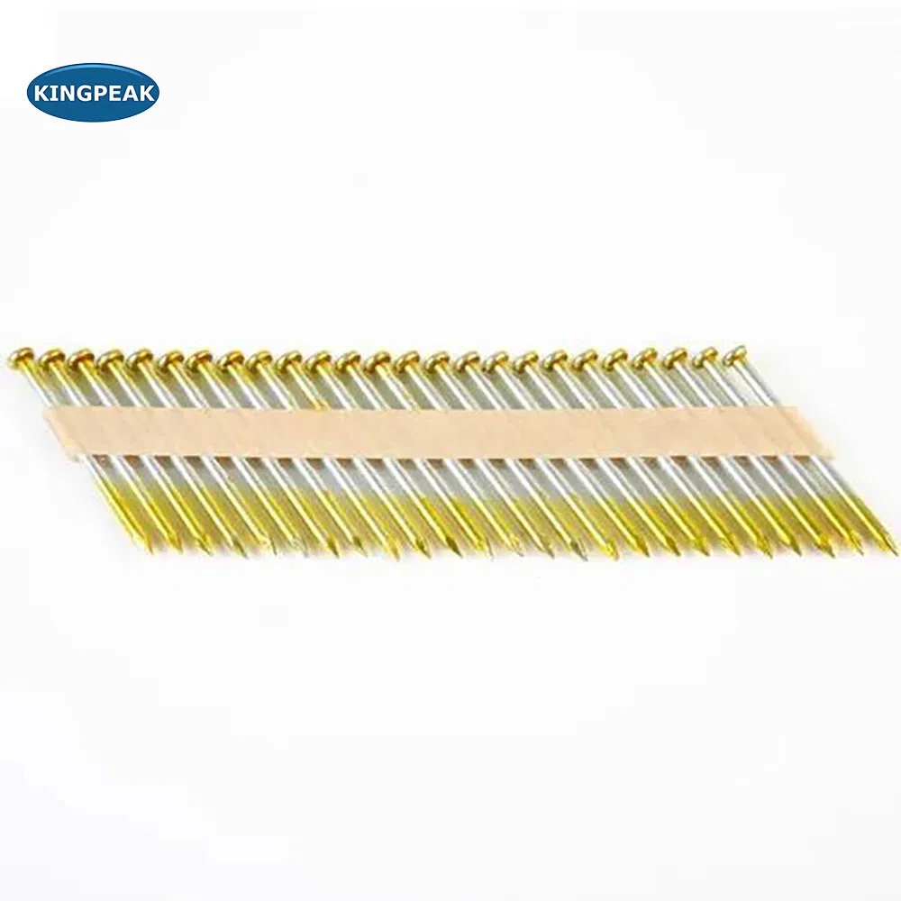 90mm Head Galvanized Steel Strip Framing Nails