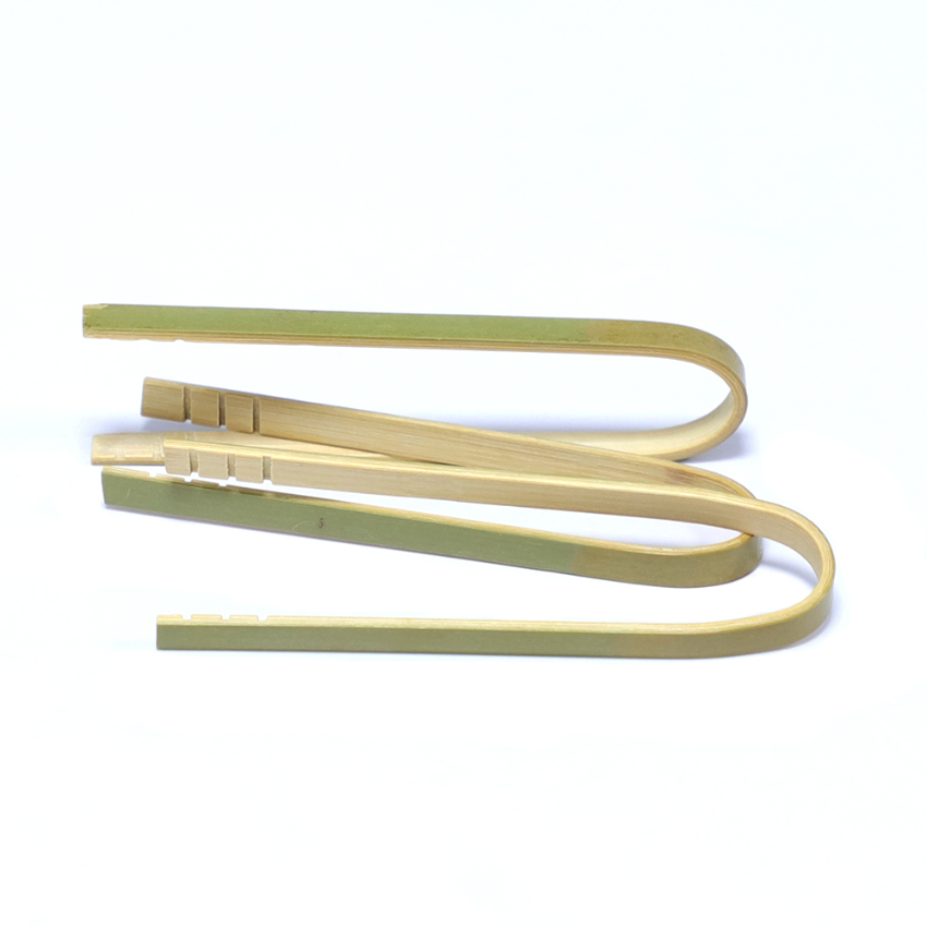 2024 New Arrival Eco-Friendly 16cm Disposable Bamboo Bread Toaster Clip Wholesale Bamboo Tong