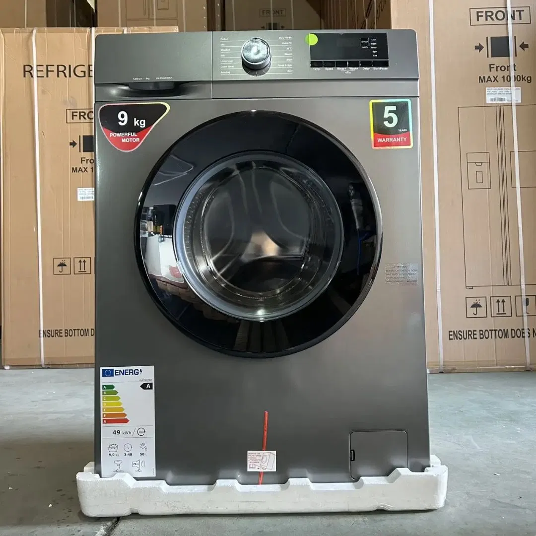 Household Hotel 9kg Plastic Housing Clothes Washer Front Load Washing Machine