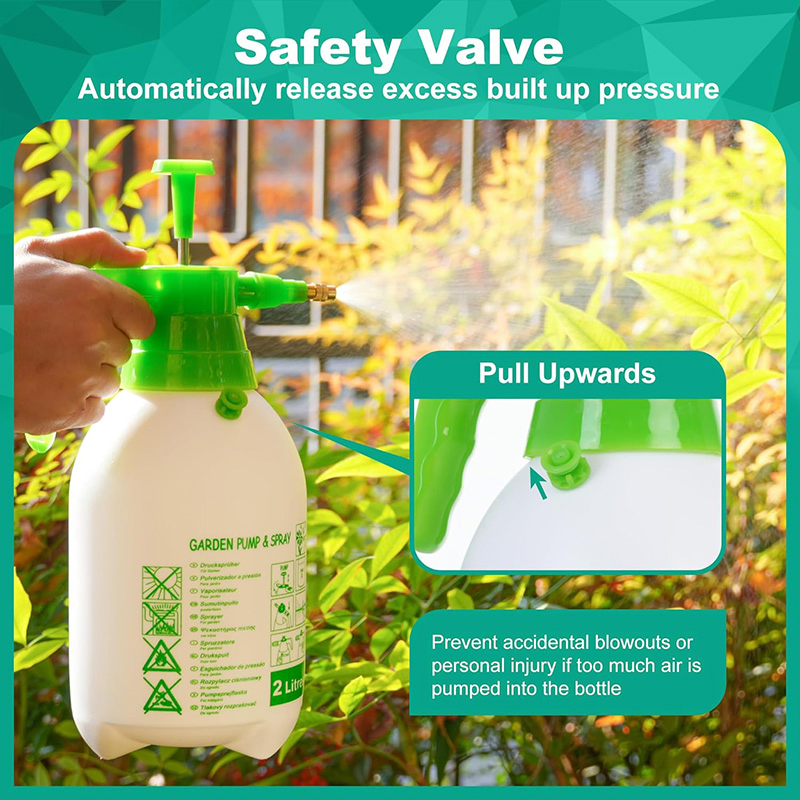 Handheld Garden Water Sprayer Bottle with Adjustable Brass Nozzle for Plants