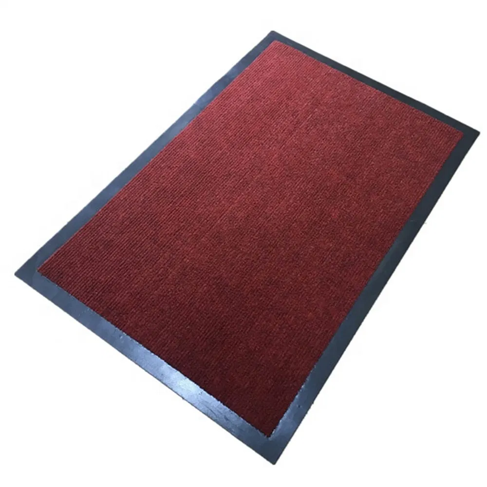 Classic Stripe Design 100% Polyester Washable Kitchen Carpet and Mat