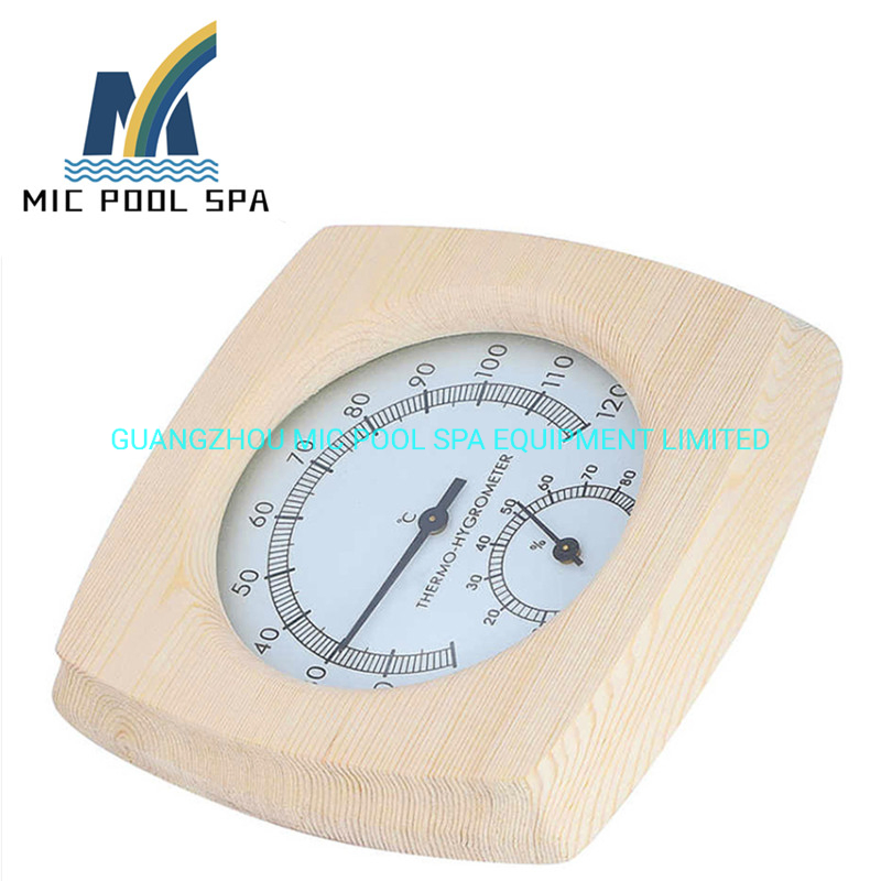 Wooden Sauna Thermometer Hygrometer Digital Temperature Meter Humidity Meter Used in SPA Sweat Stream Room
