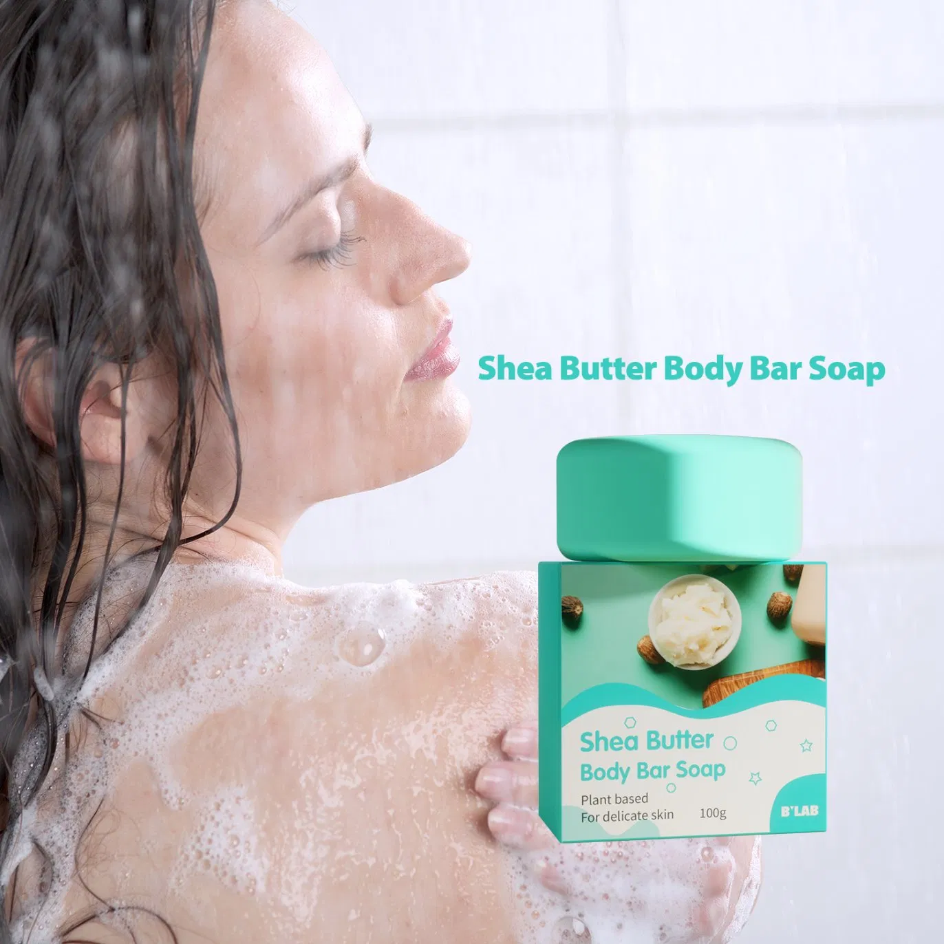 Moisturizing Natural Soap Bars with Shea Butter