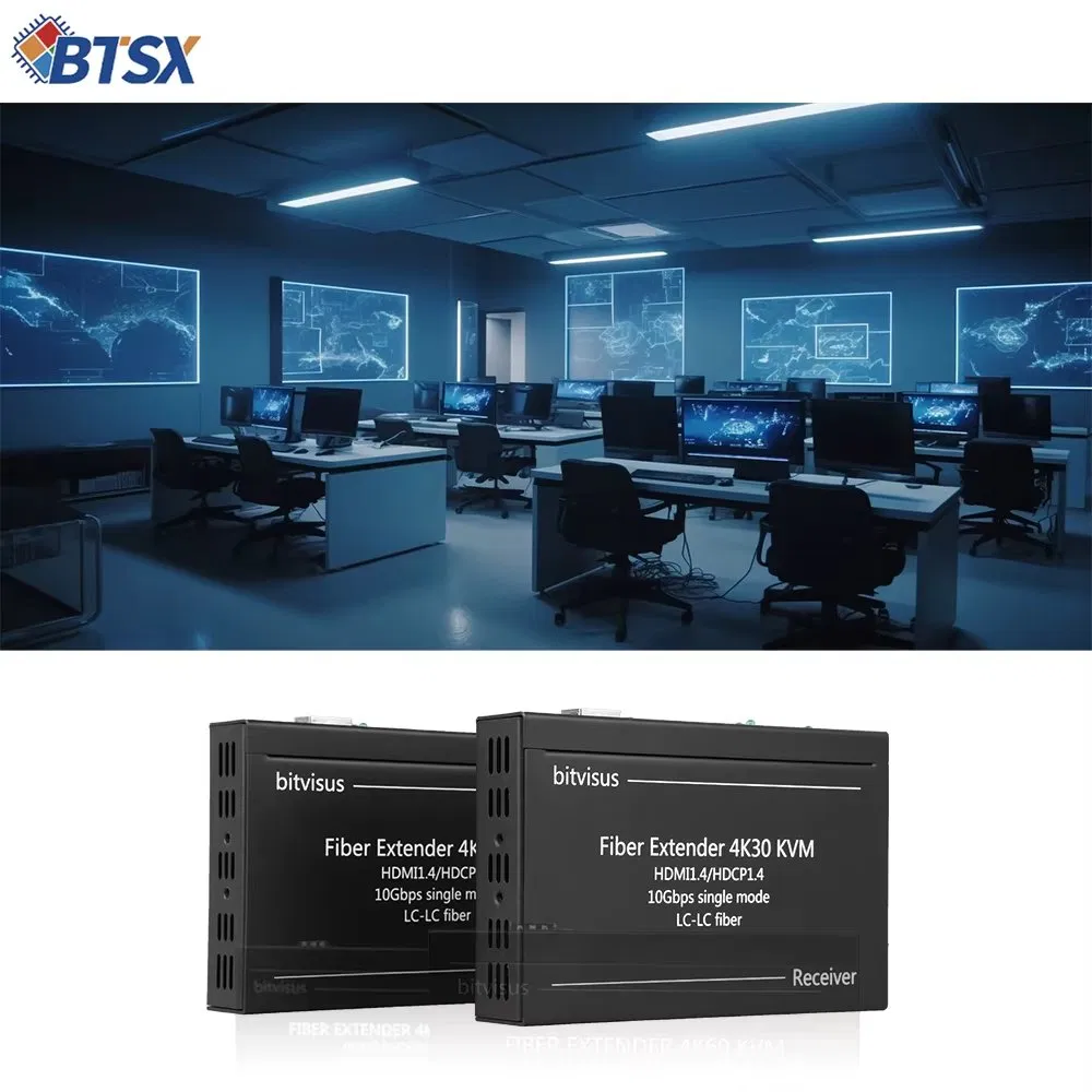 Конвертер HDMI в HDMI по оптоволокну 4K30 10 км