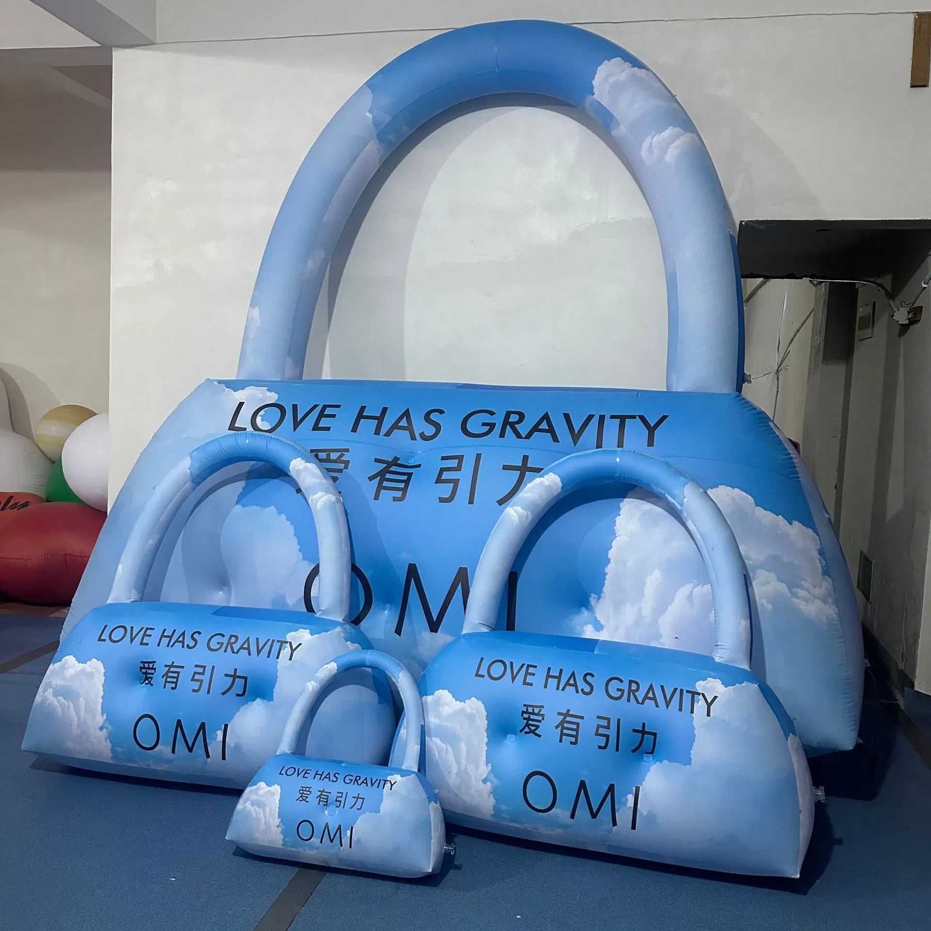 Boyi Advertising Inflatable Handbag Decoration PVC Balloon