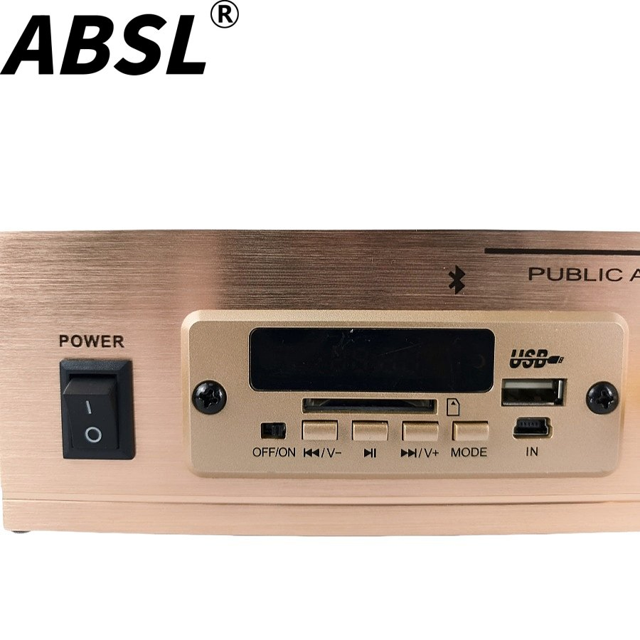 60W 2zones Portable Combined PA Audio Power Amplifier for PA System