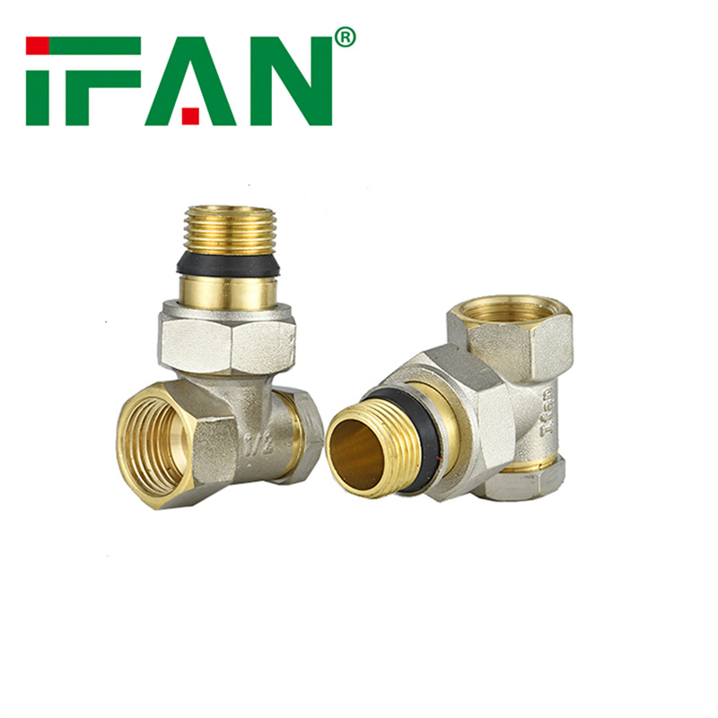 Ifan BS 7291 Brass Thermostatic Radiator Valve 16-20mm Back Water Brass Radiator Valve