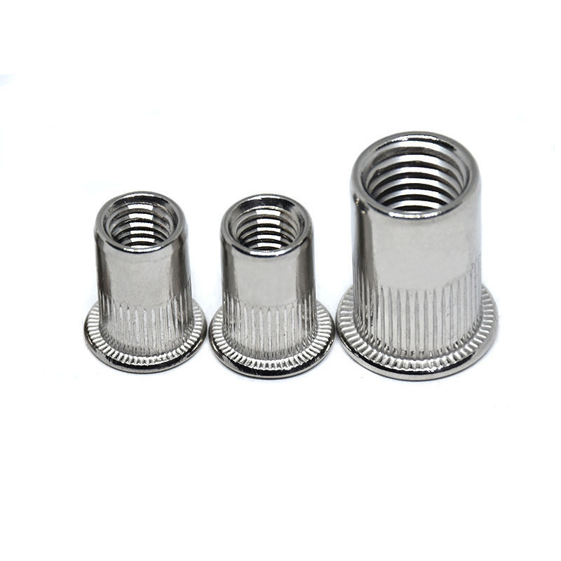 Custom Inlaid Inverted Cap Flat Head Vertical Grain Rivet Nut Countersunk Head Rivet Nut