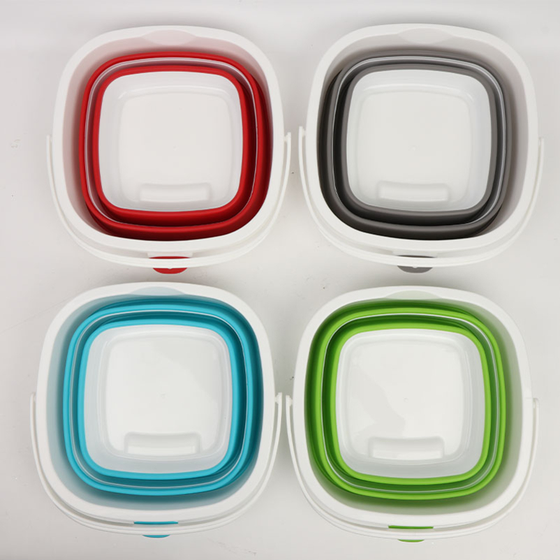 Fun Beach Buckets 10L Silicone Kids Toy Silicone Foldable Bucket