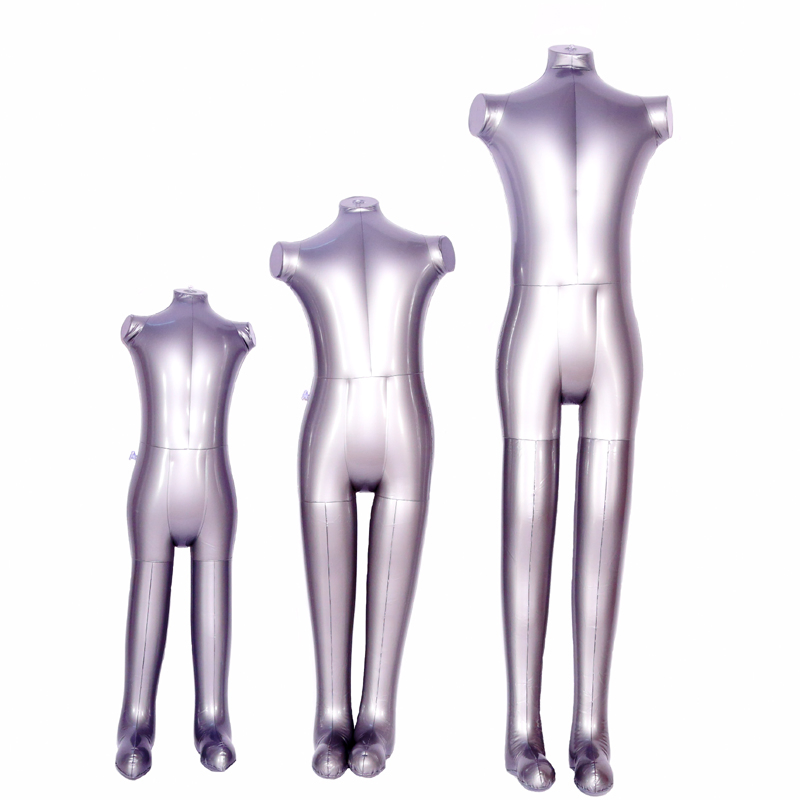 Full-Body PVC 3 Sizes Without Arm Inflatable Air Strang Mannequin Sets