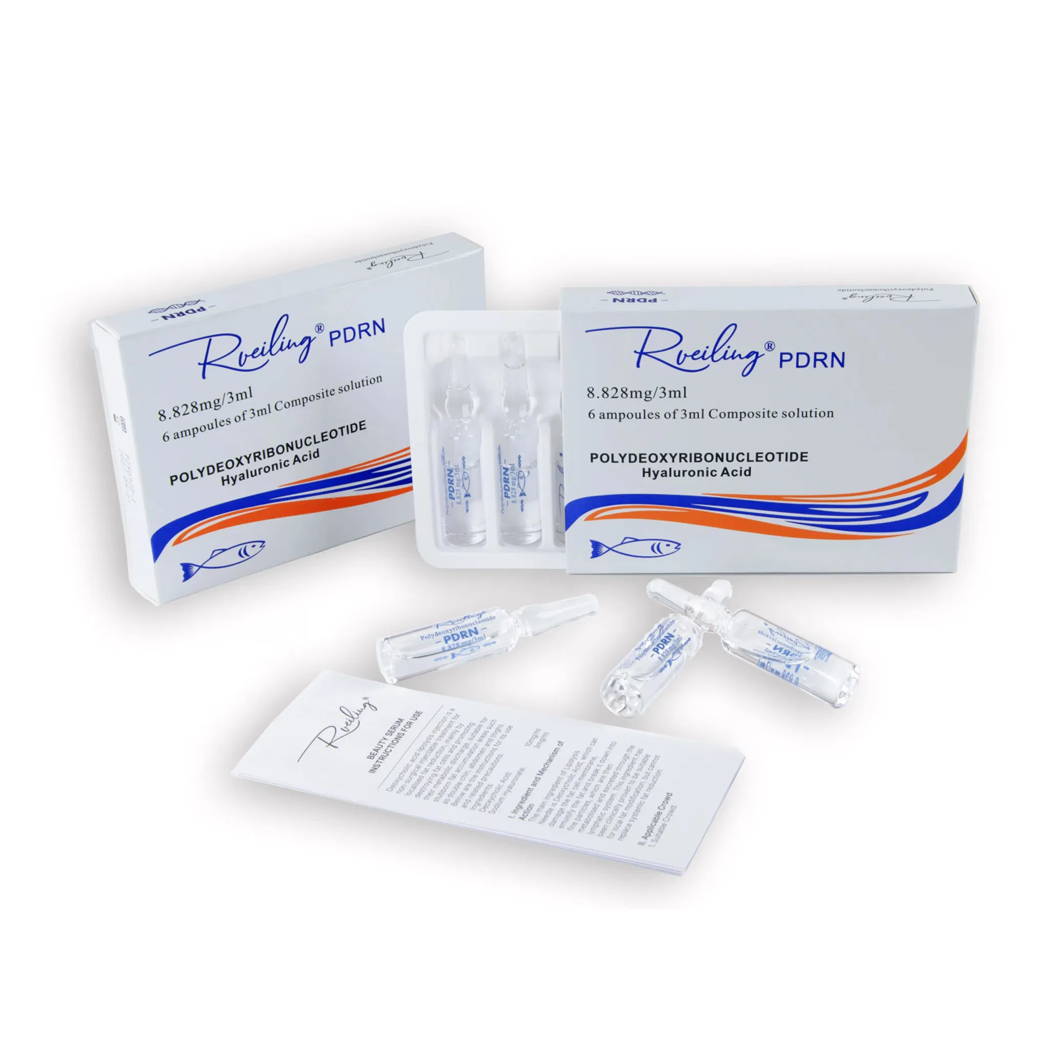 Rveiling® High-Purity Pdrn Serum Anti-Aging Rapidly Repairs Actual Skin Damage While Strengthening The Barrier Foundation and Promoting Collagen Regeneration