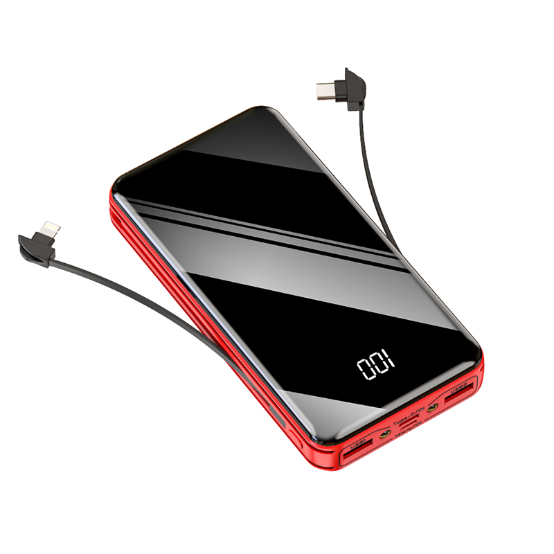 Портативный Power Bank 20000 мАч с зеркалом